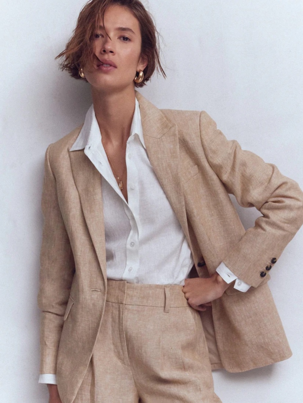 Boden Woodbridge Linen Blazer